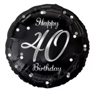   La mulți ani B&C Silver La mulți ani 40 balon din folie 36 cm