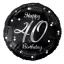 La mulți ani B&C Silver La mulți ani 40 balon din folie 36 cm