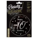 La mulți ani B&C Silver La mulți ani 40 balon din folie 36 cm
