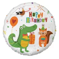   La mulți ani Crocodile Balon din folie Happy Birthday Crocodil 36 cm