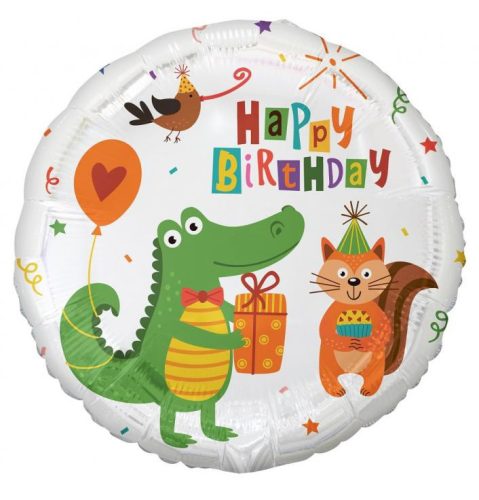 Crocodil Happy Birthday Crocodile balon folie 36 cm
