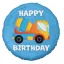 Vehicul Concrete Mixer Betonieră La Mulți Ani Balon din Foaie 36 cm