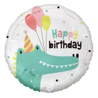   La mulți ani Crocodile Balon din folie Crocodil Happy Birthday 36 cm
