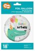 La mulți ani Crocodile Balon din folie Crocodil Happy Birthday 36 cm