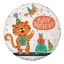 La mulți ani Tiger Balon din folie Tiger Happy Birthday 36 cm
