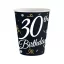 La mulți ani B&C Happy Birthday 30 pahare de hârtie, set de 6, 200 ml