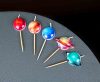 Spațiu Planet Lumânare de Tort Planetă, Set de 5 Lumânări