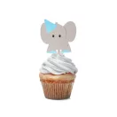 Animale Blue Bețișoare decorative Elefant 10 buc