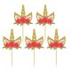 Unicorn Rose băț decorativ set de 6