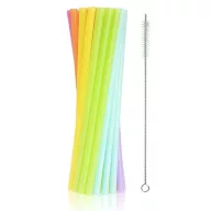   Colorat Colors paie din plastic reutilizabile set de 17 + perie