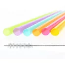 Colorat Colors paie din plastic reutilizabile set de 17 + perie