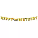 Construcție Building Blocks Banner Happy Birthday 220 cm