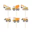Construcție Building Blocks băț decorativ set de 6
