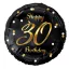 La mulți ani B&C Gold Happy Birthday balon folie 30 cm