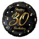 Happy Birthday 30 B&C Gold balon folie 36 cm