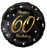 La mulți ani B&C Gold Happy Birthday balon folie 60 36 cm