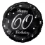 La mulți ani B&C Silver Happy Birthday 60 baloane folie 36 cm
