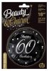 Happy Birthday 60 B&C Silver balon folie 36 cm