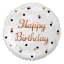 La mulți ani B&C White Balon folie Happy Birthday 36 cm