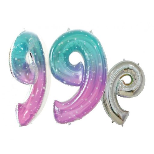 Numere Space Balon folie spaţiu cifra 9 78 cm