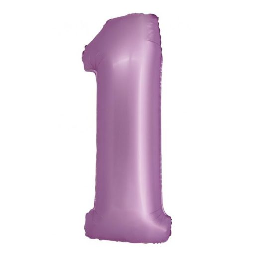 Numere Lavender Mat Balon Foliat Lavandă Numărul 1 76 cm