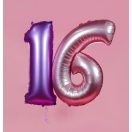 Numere Lavender Mat Balon Foliat Lavandă Numărul 1 76 cm