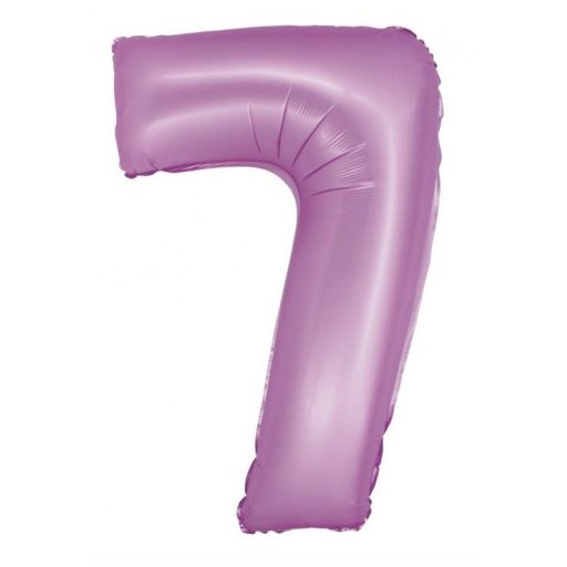 Numere Lavender Mat Balon din folie levănțică numărul 7, 76 cm