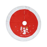 Crăciun Red Fustă din lemn roșu, suport 80 cm