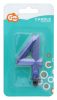 Numere Diamond Metallic Lumânare albastră numărul 4, lumânare de tort