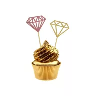 Nuntă Diamond Băț de decorare cu diamant 6 buc.