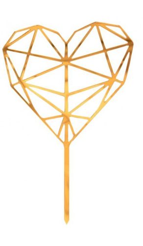 Nuntă Diamond Decorațiune tort inimă