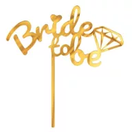Nuntă Bride to be Decorare Tort Petrecere Fete 16x15cm
