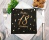 La mulți ani B&C Gold Şerveţel Happy Birthday 18 20 buc 33x33 cm