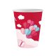 Iubire Love Is In The Air Red hârtie pahar 6 buc. 250 ml