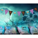 Halloween Ghirlandă cu banner Boo 250 cm