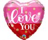 I love You Dots balon folie 46 cm