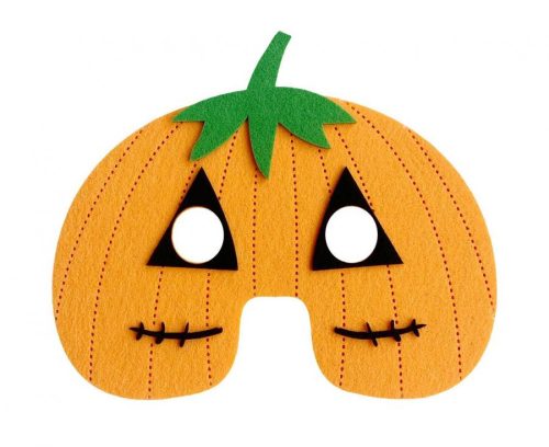 Pumpkin, Dovleac filc mască 19 cm
