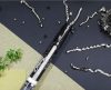Argintiu Streamers Lansator de confetti 40 cm