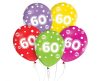 Happy Birthday 60 balon, balon 5 bucăți 12 inch (30cm)