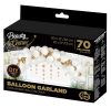 Alb White-Gold balon, balon ghirlandă Set de 70 de bucăți