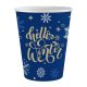 Crăciun Hello Winter hârtie pahar 6 buc. 250 ml