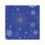 Crăciun Navy Blue Snowflakes i șervețel 20 buc 33x33 cm