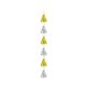 Party B&C Gold-Silver, Decorațiune Panglică Aur-Argint 180 cm