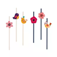 Primăvară Have Fun paie de hârtie, set de 6