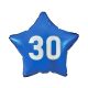 La mulți ani Blue Balon folie albastru La Mulți Ani star 30 44 cm