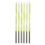 Colorat Candy Lime Green Lumânare de tort verde, set de lumânări 6 buc
