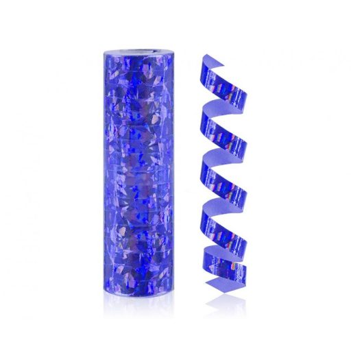 Colorat Holographic Navy Serpentină albastră 4 m