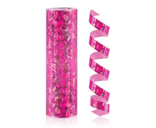 Colorat Holographic Pink Serpentină roz 4 m