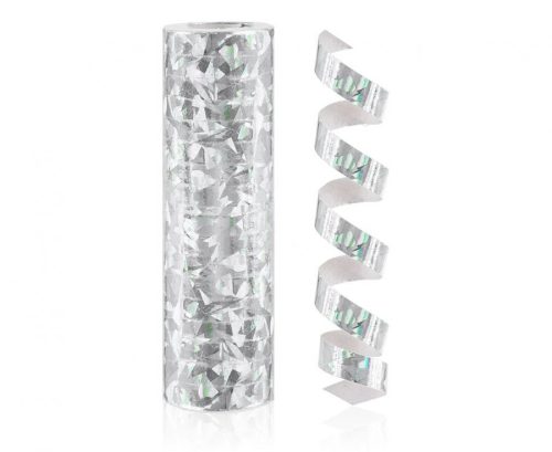 Colorat Holographic Silver Serpentină de argint 4 m
