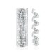 Colorat Holographic Silver Serpentină de argint 4 m